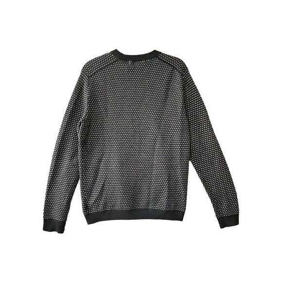 Ted Baker London Men's Gray Long Sleeve Wool Blend Crewneck Sweater 4 Large - Picture 2 of 7